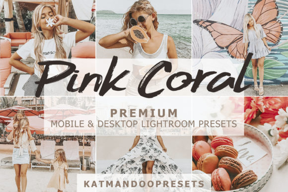 Download 10 Mobile &amp; Desktop Presets- Pink Coral - Desktop presets Collection