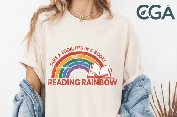 Download Retro Reading Rainbow PNG - Premium Resources
